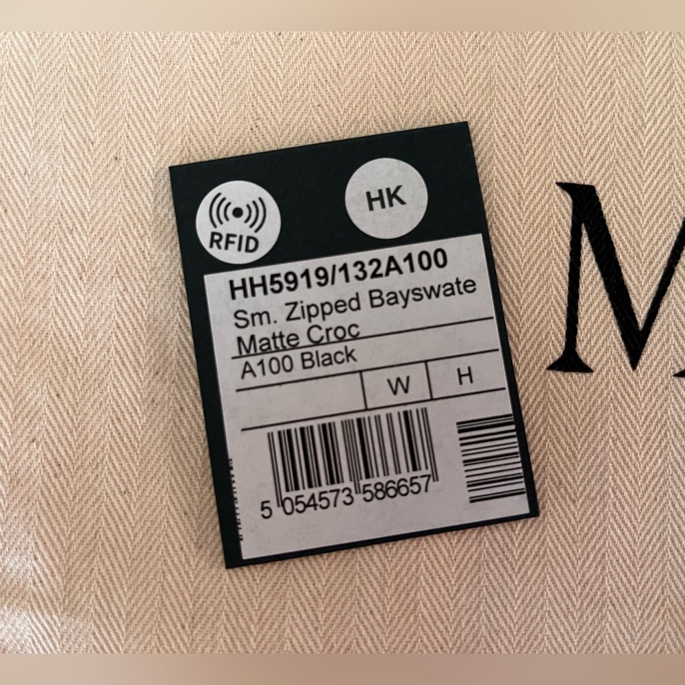 Mulberry Small Zipped Bayswater NEW - Picture 9 of 9